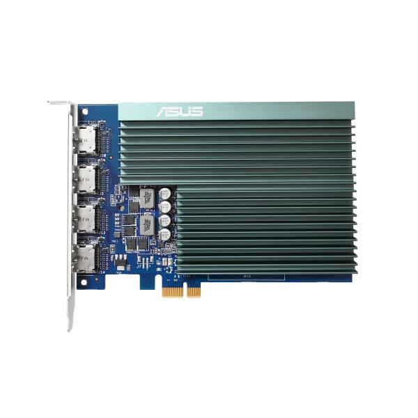 SVGA ASUS NVIDIA GT730-4H-SL-2GD5 2GB DDR5 64Bit 4*HDMI PCI-E 2.0 - Disponibile in 3-4 giorni lavorativi