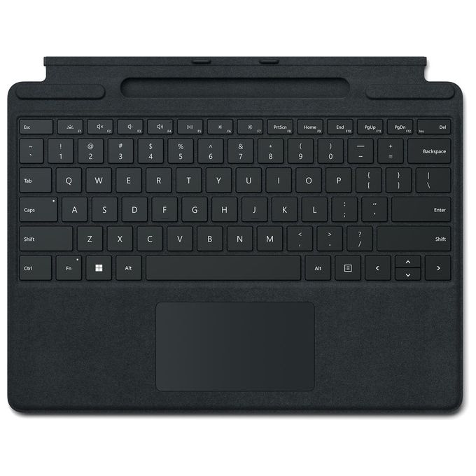 Tablet Nuovo Microsoft Surface Pro Signature Keyboard Nero Microsoft Cover Port QWERTY Italiano - Disponibile in 3-4 giorni lavorativi