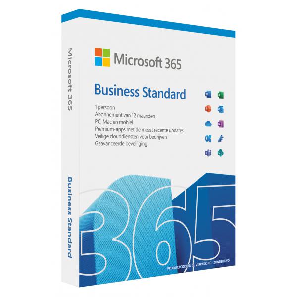 MICROSOFT 365 BUSINESS STANDARD RETAIL SUB 1 YEAR - Disponibile in 3-4 giorni lavorativi