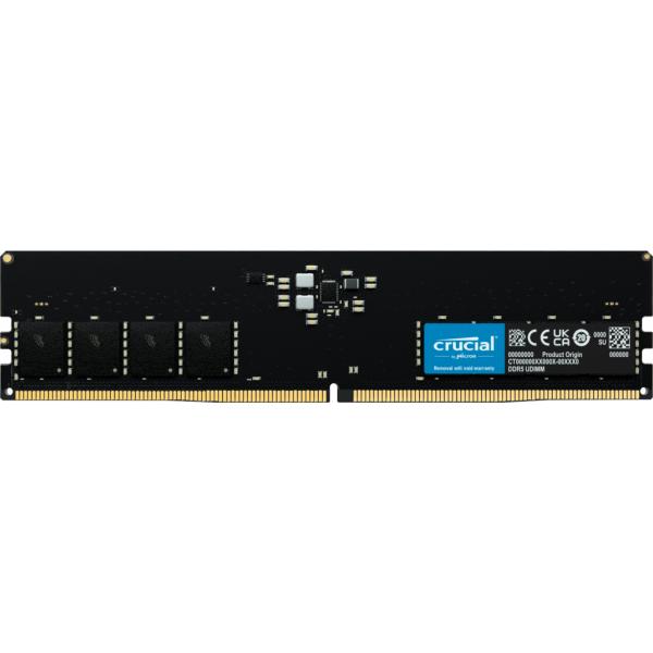 CRUCIAL MEMORIA RAM 1X32 GB 4.800MHZ TIPOLOGIA DDR5 TECNOLOGIA DIMM - Disponibile in 3-4 giorni lavorativi