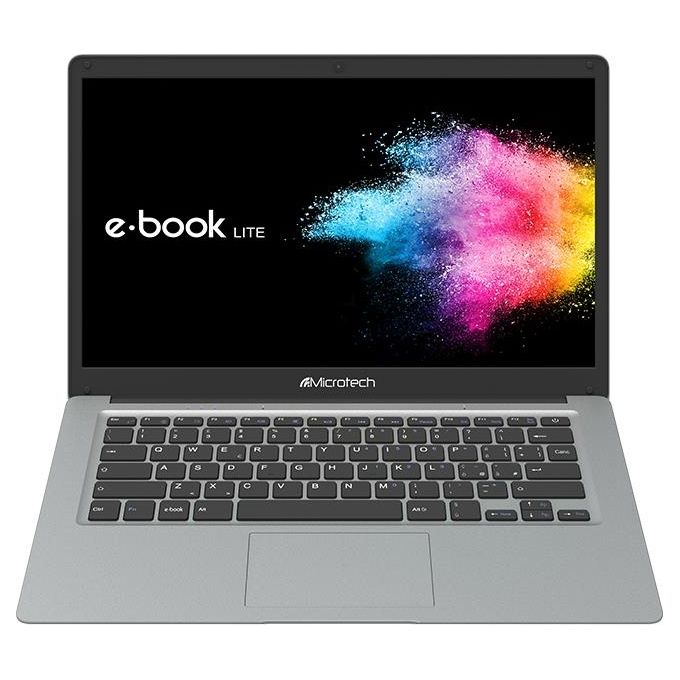 PC Notebook Nuovo Microtech E-Book Lite 2 EBL14C-W3 Notebook, Processore Intel Celeron N4020, Ram 4Gb, Hdd 64Gb eMMC, Display 14.1'', Windows 10 Pro Edu - Disponibile in 3-4 giorni lavorativi
