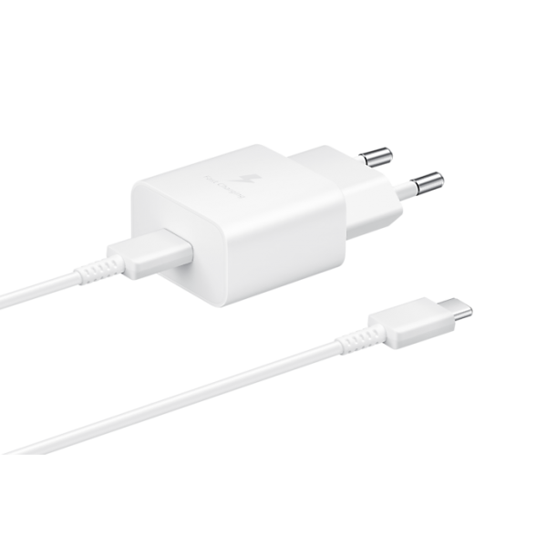 Samsung Caricatore 15W EP-T1510X PD USB-C +Cavo 1m USB-C White - Disponibile in 2-3 giorni lavorativi Samsung