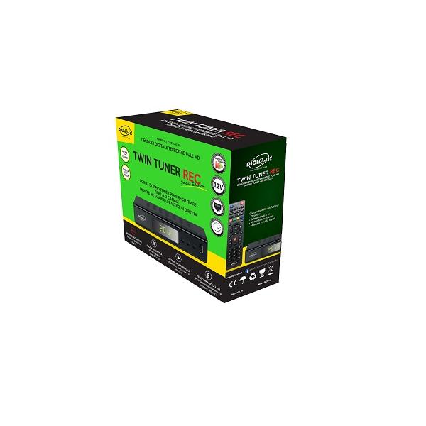 DECODER DIG.TER.TWIN TUNER SMALL - Disponibile in 3-4 giorni lavorativi