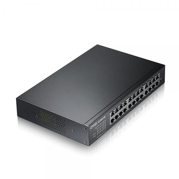 GS-1900-24E v3 - Switch Web Managed 24 porte Gigabit - Supporto IPv6, VLAN - Design senza ventole, Desktop/Rack - Disponibile in 3-4 giorni lavorativi