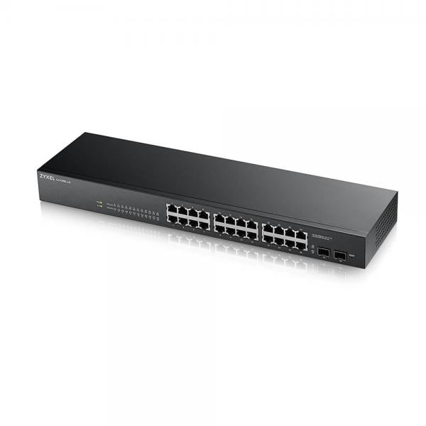 GS-1900-24 v2 - Switch Web Managed 24 porte Gigabit + 2 porte SFP Gigabit - Supporto IPv6, VLAN - Design senza ventole, Rack - Disponibile in 3-4 giorni lavorativi