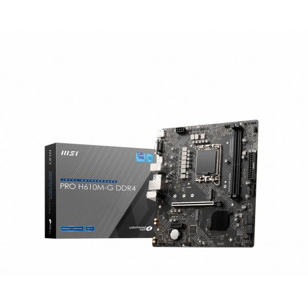 MSI PRO H610M-G DDR4 Scheda Madre Socket Intel LGA 1700 - Disponibile in 2-4 giorni lavorativi