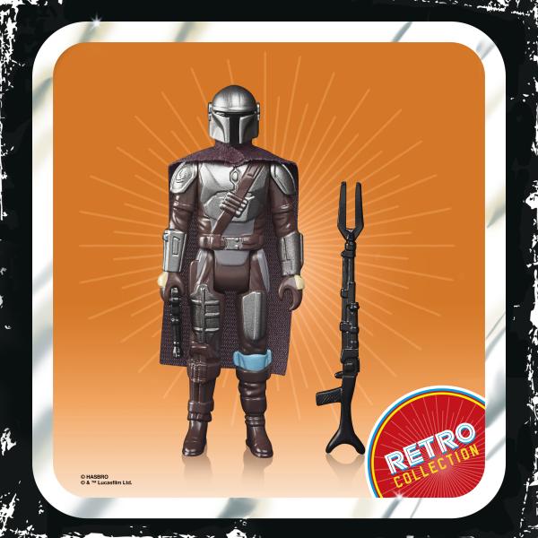 HASBRO STAR WARS RETRO FIGURE - THE MANDALORIAN BESKAR - Disponibile in 2/3 giorni lavorativi