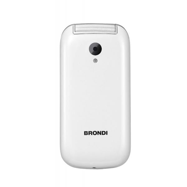 CELLULARE BRONDI STONE+ 2.4" DUAL SIM WHITE ITALIA SENIOR PHONE - Disponibile in 3-4 giorni lavorativi Brondi