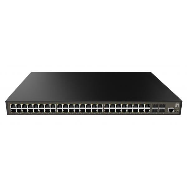 LevelOne GEL-5271 switch di rete Gestito L2+ Gigabit Ethernet (10/100/1000) 1U Nero - Disponibile in 6-7 giorni lavorativi