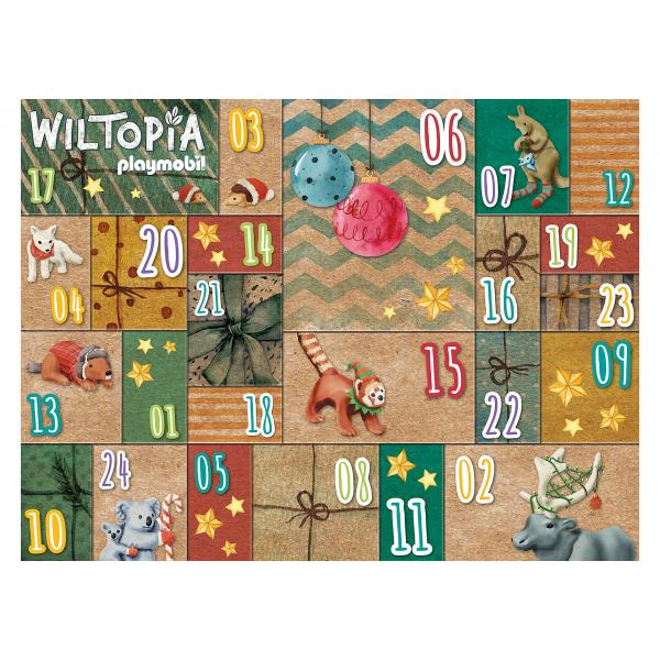 Playmobil Wiltopia Calendario Dell'Avvento Fai da Te Animali Intorno Mondo - Disponibile in 3-4 giorni lavorativi