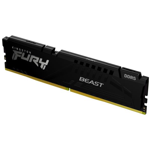 KINGSTON FURY BEAST MEMORIA RAM 32GB 5.200MHz TIPOLOGIA DIMM TECNOLOGIA DDR5 - Disponibile in 3-4 giorni lavorativi