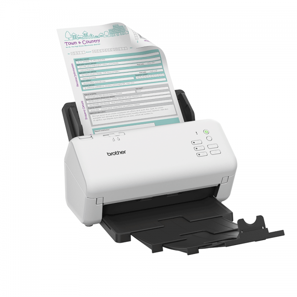 Brother ADS-4300N Scanner ADF 600 x 600 DPI A4 Nero, Bianco - Disponibile in 6-7 giorni lavorativi