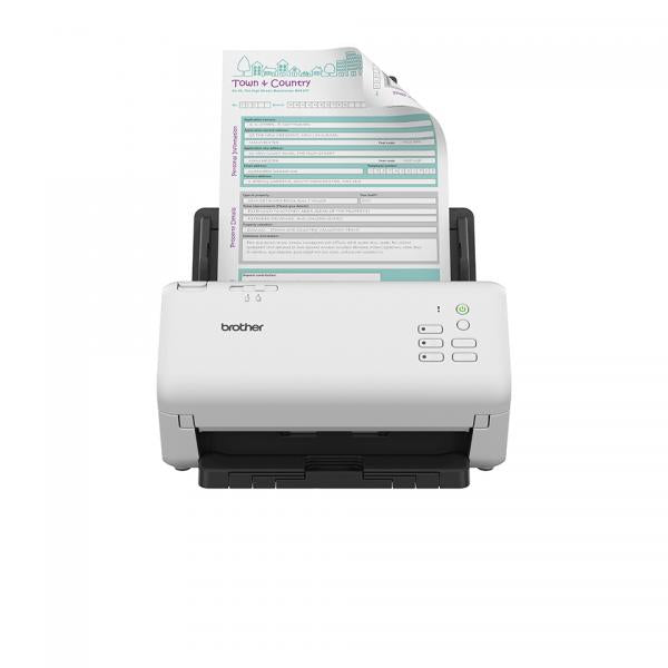 Brother ADS-4300N Scanner ADF 600 x 600 DPI A4 Nero, Bianco - Disponibile in 6-7 giorni lavorativi