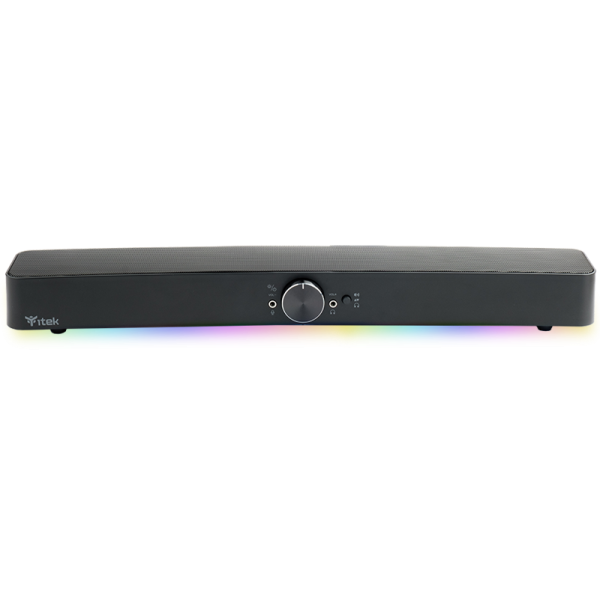 Gaming Soundbar S100 - RGB, BlueTooth, Jack 2x3.5mm, Uscita Mic e Cuffie - Disponibile in 3-4 giorni lavorativi