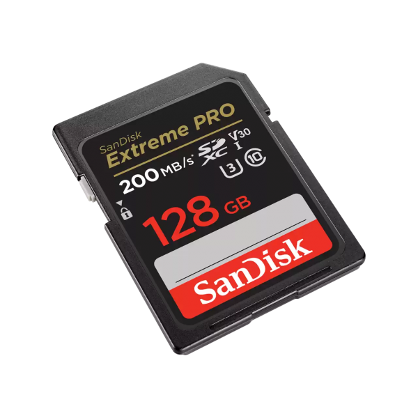SanDisk Extreme PRO SD 128GB C10 UHS-I SDXC 200MB/s - Disponibile in 2-3 giorni lavorativi Sandisk