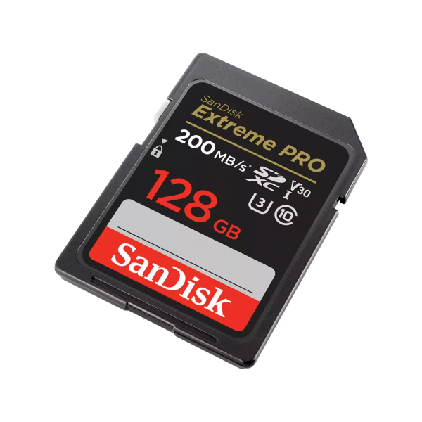 SanDisk Extreme PRO SD 128GB C10 UHS-I SDXC 200MB/s - Disponibile in 2-3 giorni lavorativi Sandisk