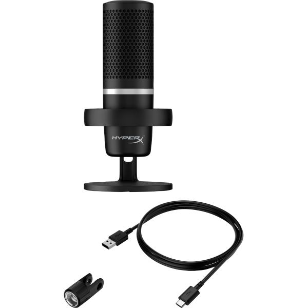 HyperX 4P5E2AA microfono Nero Microfono per console di gioco - Disponibile in 6-7 giorni lavorativi