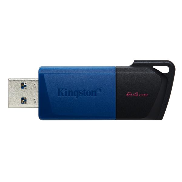 Kingston Flash Drive Usb3.2 64Gb Exodiam Nero-Blu - Disponibile in 3-4 giorni lavorativi