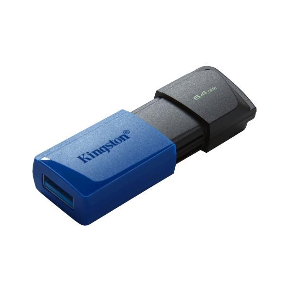 Kingston Flash Drive Usb3.2 64Gb Exodiam Nero-Blu - Disponibile in 3-4 giorni lavorativi