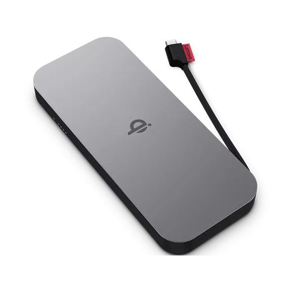 Lenovo Go USB-C Mobile Power Bank (10000mAh + Qi Wireless) - 40ALLG1WWW - Disponibile in 3-4 giorni lavorativi