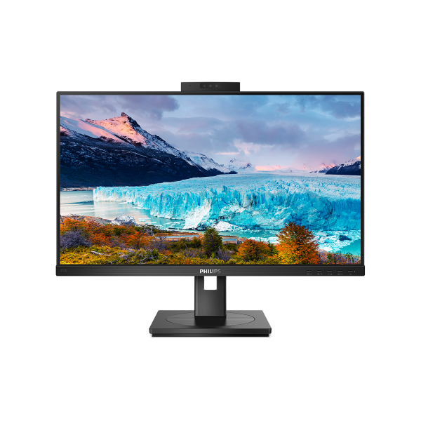 MONITOR PHILIPS 27IPS VGA DVI DP HDMI USB PHILIPS 272S1M PIVOT WEBCAM REG ALT - Disponibile in 3-4 giorni lavorativi
