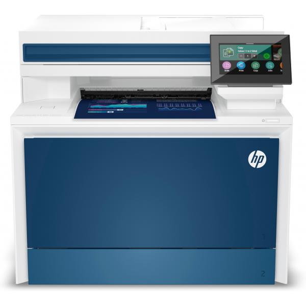 HP Stampante multifunzione Color LaserJet Pro 4302fdn, Colore, Stampante per Piccole e medie imprese, Stampa, copia, scansione, fax, idonea a Instant Ink; stampa da smartphone o tablet; alimentatore automatico di documenti; Stampa fronte/retro - Disp...