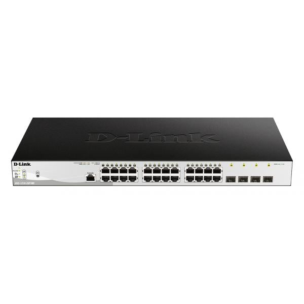 D-Link DGS-1210-28P/ME/E switch di rete Gestito L2/L3 Gigabit Ethernet (10/100/1000) Supporto Power over Ethernet (PoE) 1U - Disponibile in 6-7 giorni lavorativi