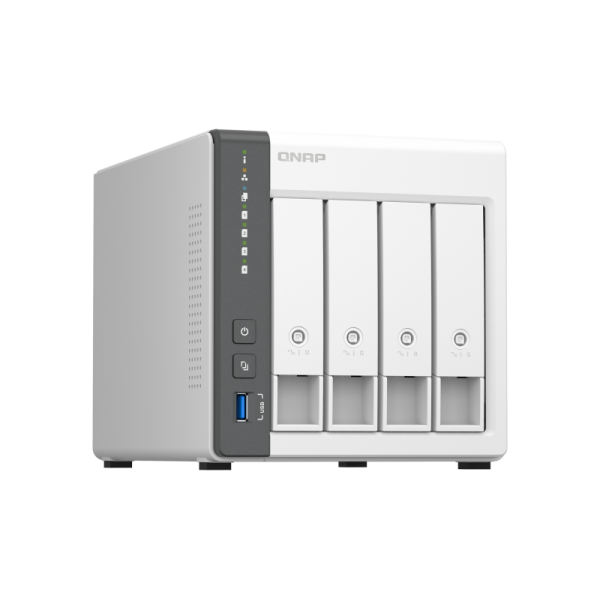 QNAP NAS TOWER 4BAY ARM 4CORE 2.0GHz 2XSATA 6GB/S 3.5"/2.5" 4GB RAM 1X2.5GBE 1X1GBE, 2XUSB2.0 1XUSB3 - Disponibile in 3-4 giorni lavorativi