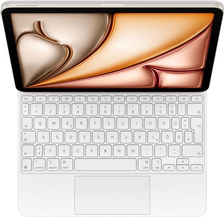 Apple Magic Keyboard iPad Air 11 M3 wei (deutsch) (MDFV4D/A) - Disponibile in 6-7 giorni lavorativi