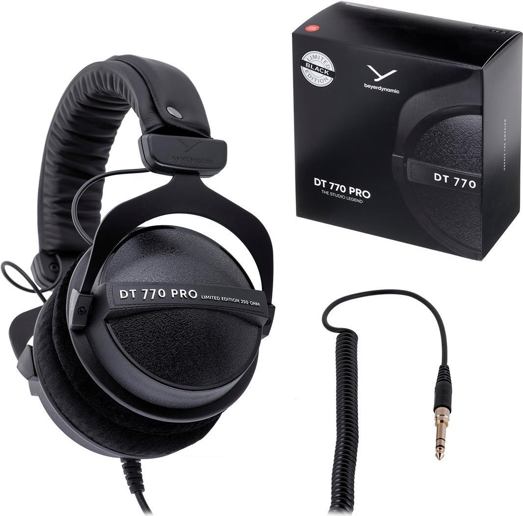 Beyerdynamic DT 770 PRO 250 OHM Black Limited Edition - geschlossene Studiokopfhrer (43000221) - Disponibile in 6-7 giorni lavorativi