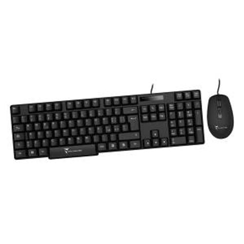 Techmade Kit Tastiera + Mouse Wired Filo Black - Disponibile in 2-3 giorni lavorativi