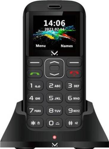 Majestic TLF Sileno 28 SeniorPhone 1.77" DS Black - Disponibile in 2-3 giorni lavorativi
