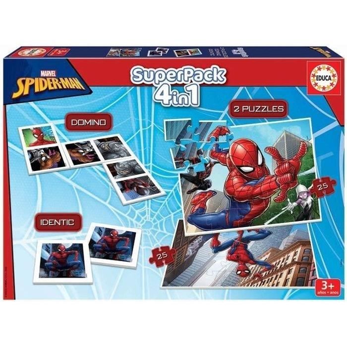 EDUCA - Superpack Spider-man NUOVO - Disponibile in 3-4 giorni lavorativi