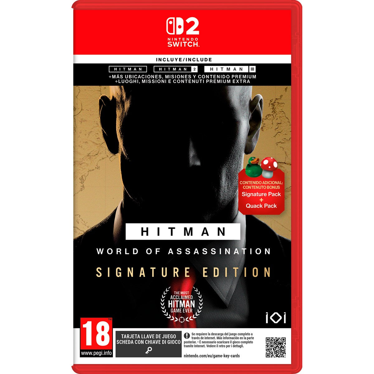 Switch 2 Hitman World of Assassination Signature Edition - Ed. Italiana - Versione su scheda - Data di uscita: 05-06-2025