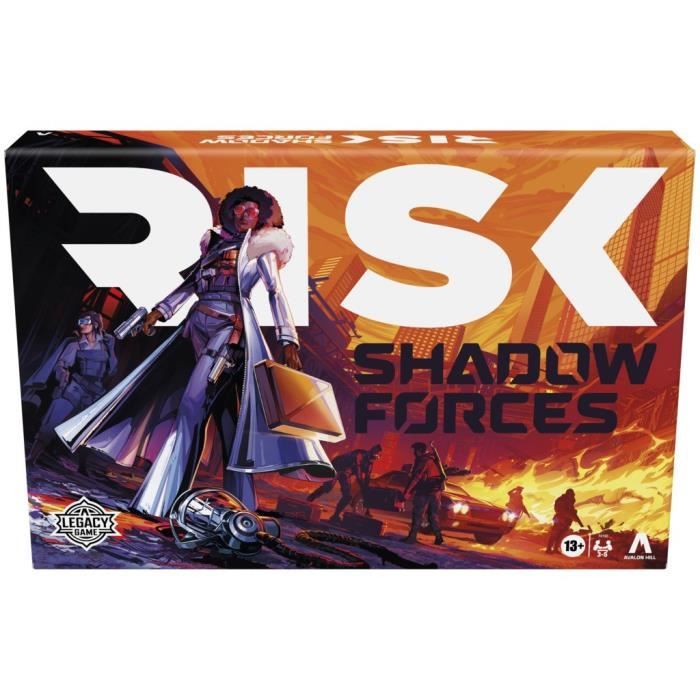 Risk Shadow Forces, gioco di strategia, gioco da tavolo Legacy per famiglie e adulti, dai 13 anni, da 3 a 5 giocatori, Avalon Hill - Disponibile in 3-4 giorni lavorativi