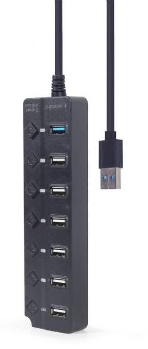 Techmade Gembird Hub USB 7 Porte 1xUSB 3.1 + 6xUSB 2.0 - Disponibile in 2-3 giorni lavorativi
