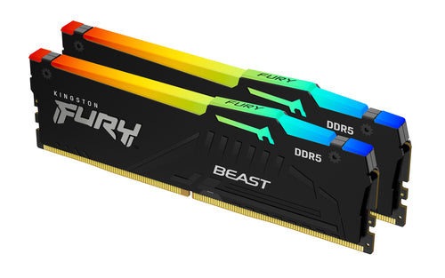 KINGSTON RAM FURY BEAST XMP DIMMDDR5 32GB(2X16GB) 6800MT/S CL34 - Disponibile in 3-4 giorni lavorativi