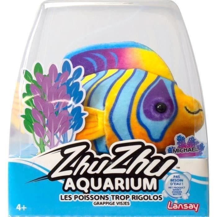 Statuina in miniatura - LANSAY - 51117 - Zhu Zhu Aquarium - Cristallo Il pesce angelo reale - Disponibile in 3-4 giorni lavorativi