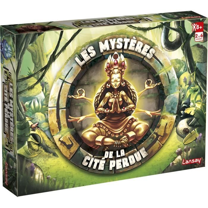 Lansay Games - The Mysteries of the Lost City - Board Game - 8 anni - Disponibile in 3-4 giorni lavorativi