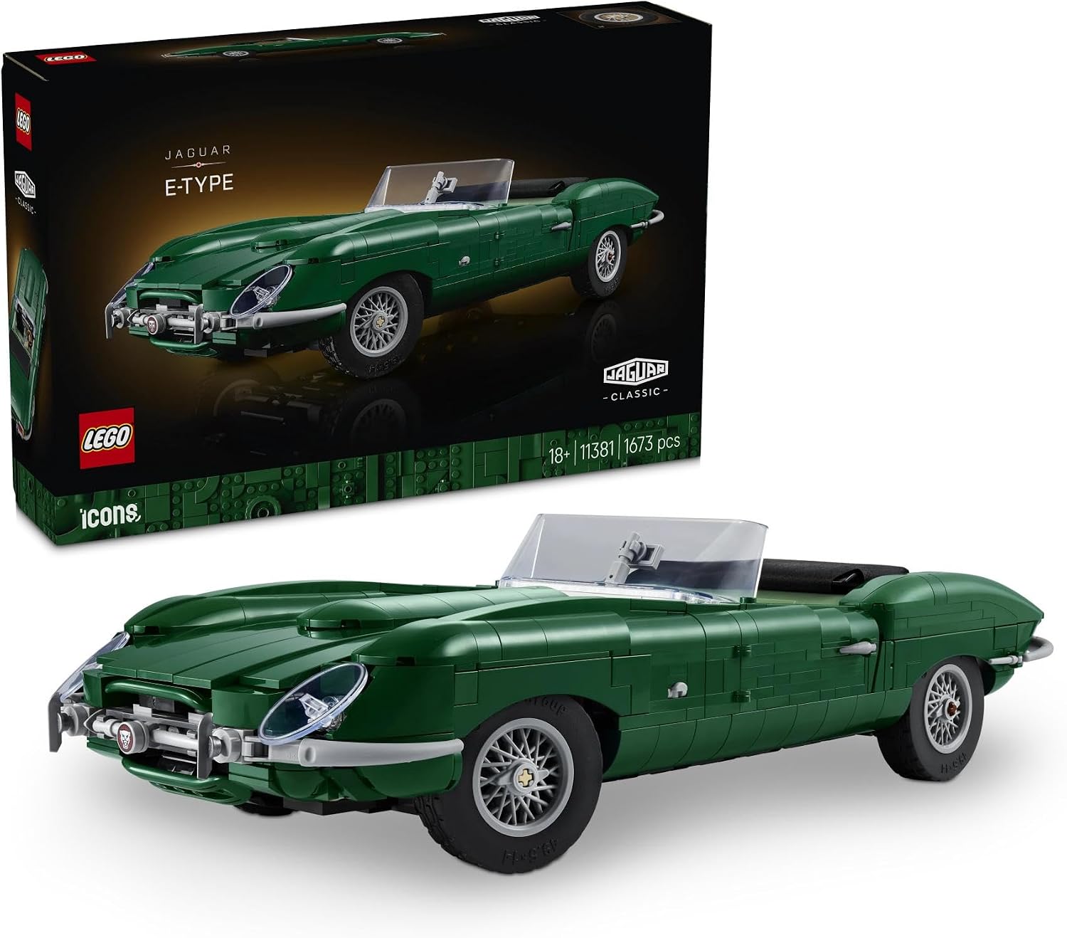 LEGO 11381 ICONS - Jaguar E-Type - Disponibile in 2/3 giorni lavorativi