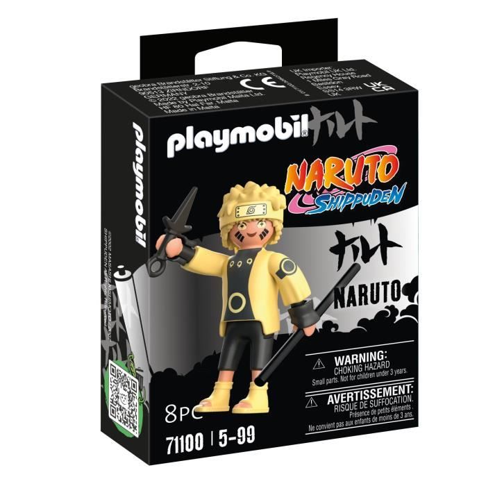 Playmobil 71100 Naruto Rikudou Sennin Modalità - Naruto Shippuden - Heroes di Manga Ninja - Disponibile in 3-4 giorni lavorativi