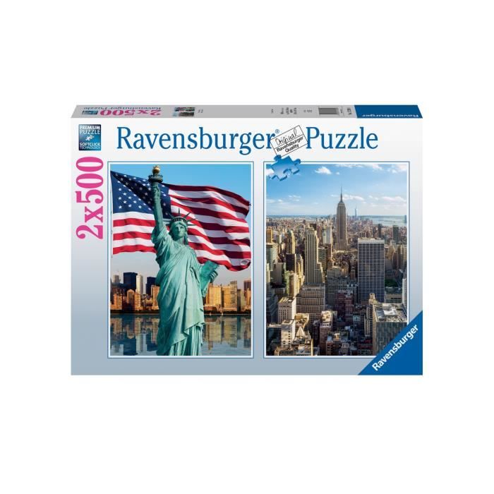 Puzzle 2x500 pezzi - New -york - Puzzle per adulti Ravensburger - 10 anni - 17289 - Disponibile in 3-4 giorni lavorativi