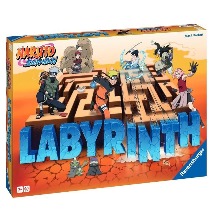 Naruto Labyrinth - giochi da tavolo - Naruto Shippuden - 7 anni - Ravensburger - Disponibile in 3-4 giorni lavorativi