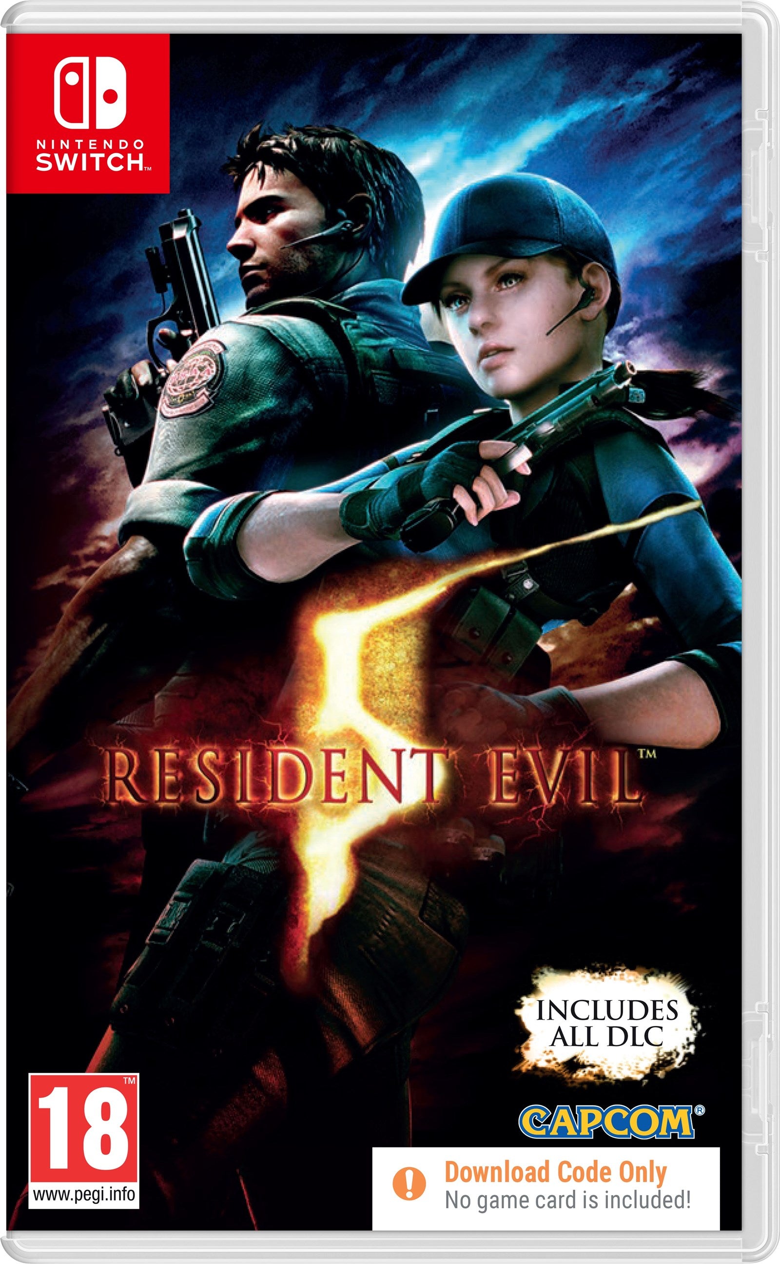 Switch Resident Evil 5 Codice download del gioco - Disponibile in 2/3 giorni lavorativi