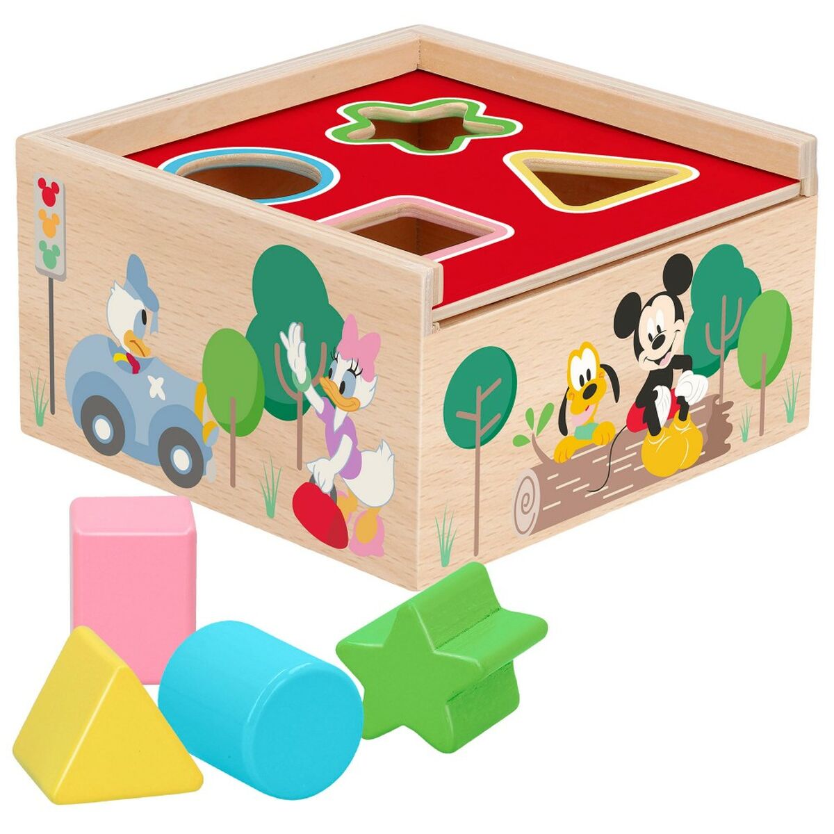 Puzzle di Legno per Bambini Disney 5 Pezzi 13,5 x 7,5 x 13 cm (6 Unità) - Disponibile in 3-4 giorni lavorativi