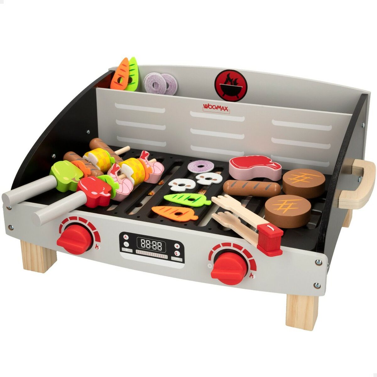 Barbecue giocattolo Woomax 50,5 x 23,5 x 34 cm Giocattolo (2 Unità) - Disponibile in 3-4 giorni lavorativi