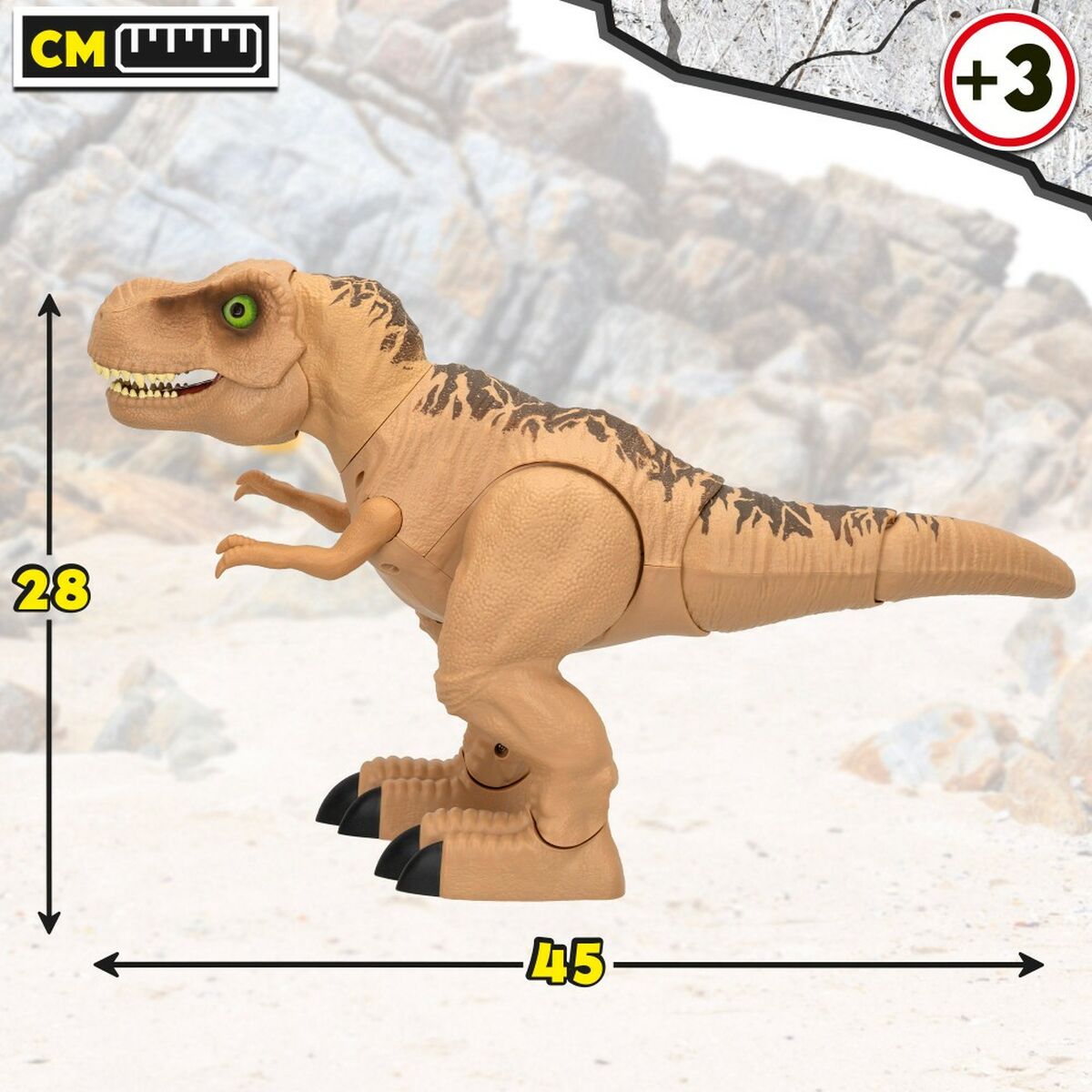 Dinosauro Funville T-Rex 2 Unità 45 x 28 x 15 cm - Disponibile in 3-4 giorni lavorativi