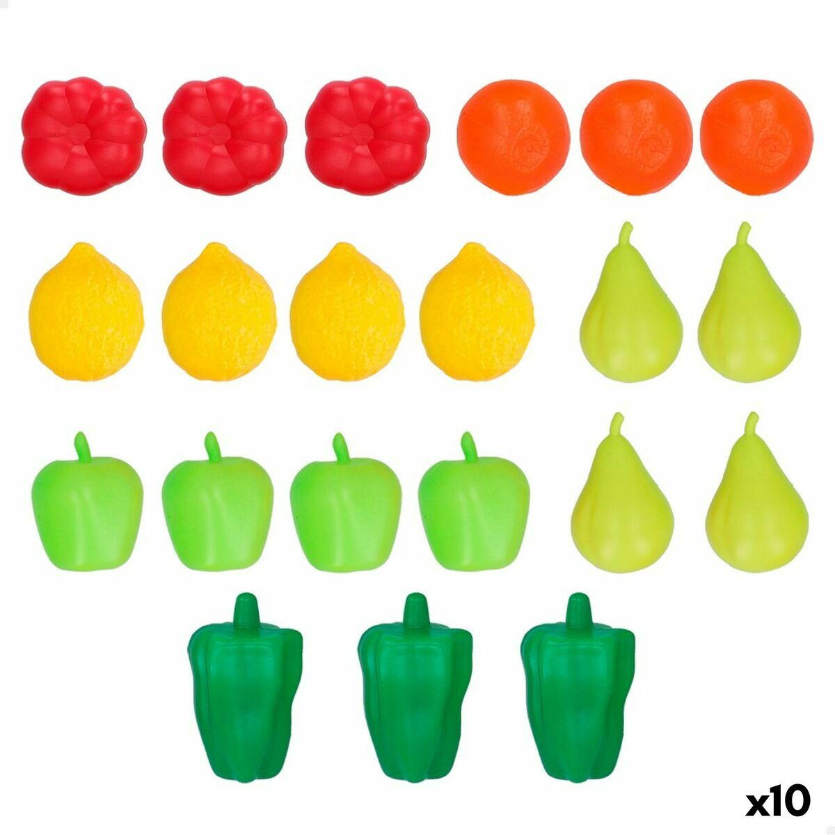 Set di Alimenti giocattolo Colorbaby 21 Pezzi (10 Unità) - Disponibile in 3-4 giorni lavorativi