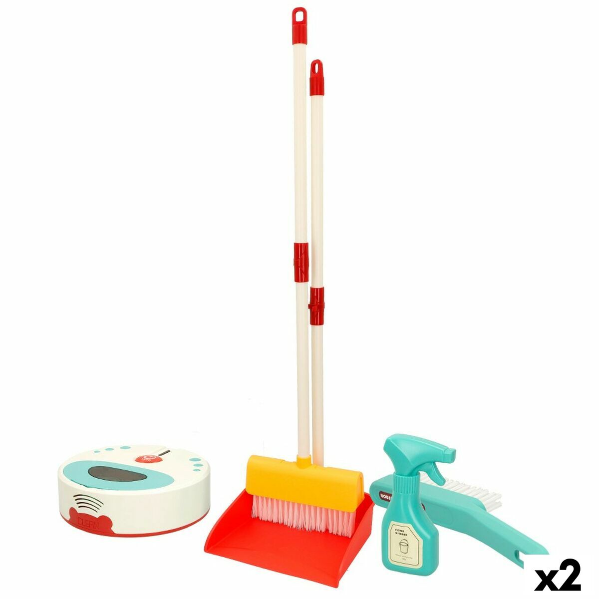 Kit per Cleaning & Storage Colorbaby My Home 17 x 6 x 17 cm (2 Unità) - Disponibile in 3-4 giorni lavorativi