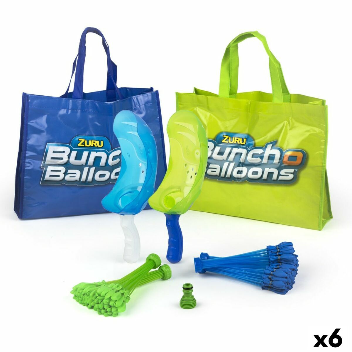 Palloncini d'Acqua Zuru Bunch-O-Balloons Lanciatore 2 Giocatori 6 Unità - Disponibile in 3-4 giorni lavorativi